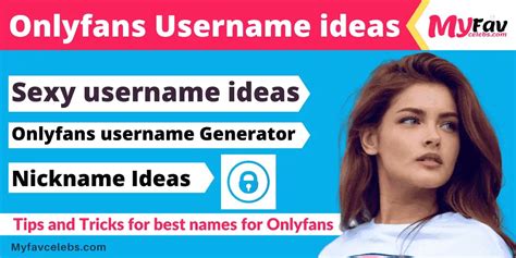 stage name for only fans|Best OnlyFans Name Generator 